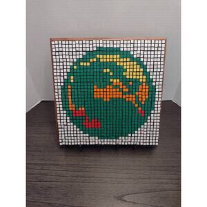 Mortal Kombat Rubik's Cube Mosaic Art Piece